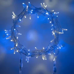 Core Connect 80m 800er LED Lichterkette blau weiß koppelbar transparentes Kabel