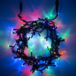 Core Connect 80m 800er LED Lichterkette bunt koppelbar grünes Kabel