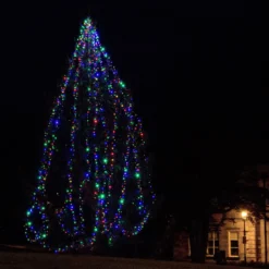 Core Connect 10m 100er LED Lichterkette bunt koppelbar grünes Kabel