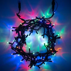 Core Connect 10m 100er LED Lichterkette bunt koppelbar grünes Kabel