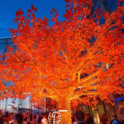 Core Connect 10m 100er LED Lichterkette orange koppelbar transparentes Kabel