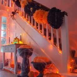 Core Connect 10m 100er LED Lichterkette orange koppelbar transparentes Kabel