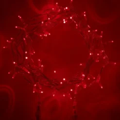 Core Connect 50m 500er LED Lichterkette rot koppelbar transparentes Kabel