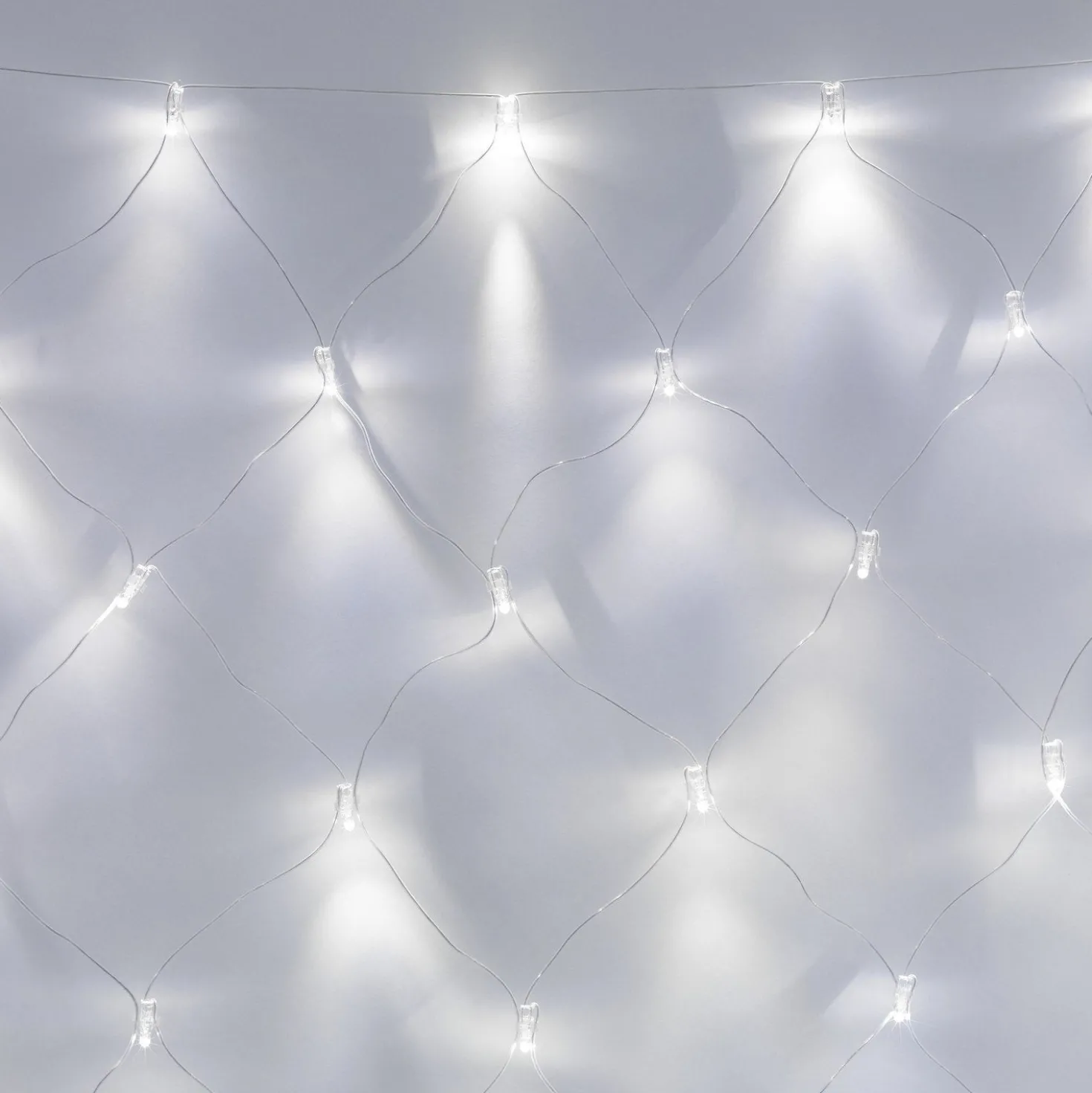 Core Connect 12m x 2m 840er LED Lichternetz weiß koppelbar transparentes Kabel