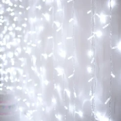 Core Connect 2m x 3m 288er LED Lichtervorhang weiß koppelbar transparentes Kabel