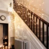 Core Connect 2m x 3m 288er LED Lichtervorhang warmweiß koppelbar transparentes Kabel