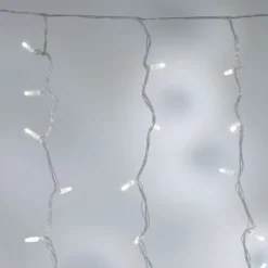 Core Connect 2m x 2m 192er LED Lichtervorhang weiß koppelbar transparentes Kabel