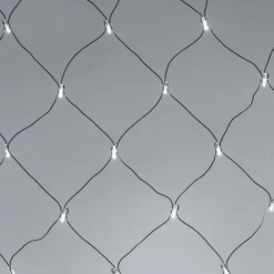 Core Connect 2m x 2m 140er LED Lichternetz weiß koppelbar grünes Kabel