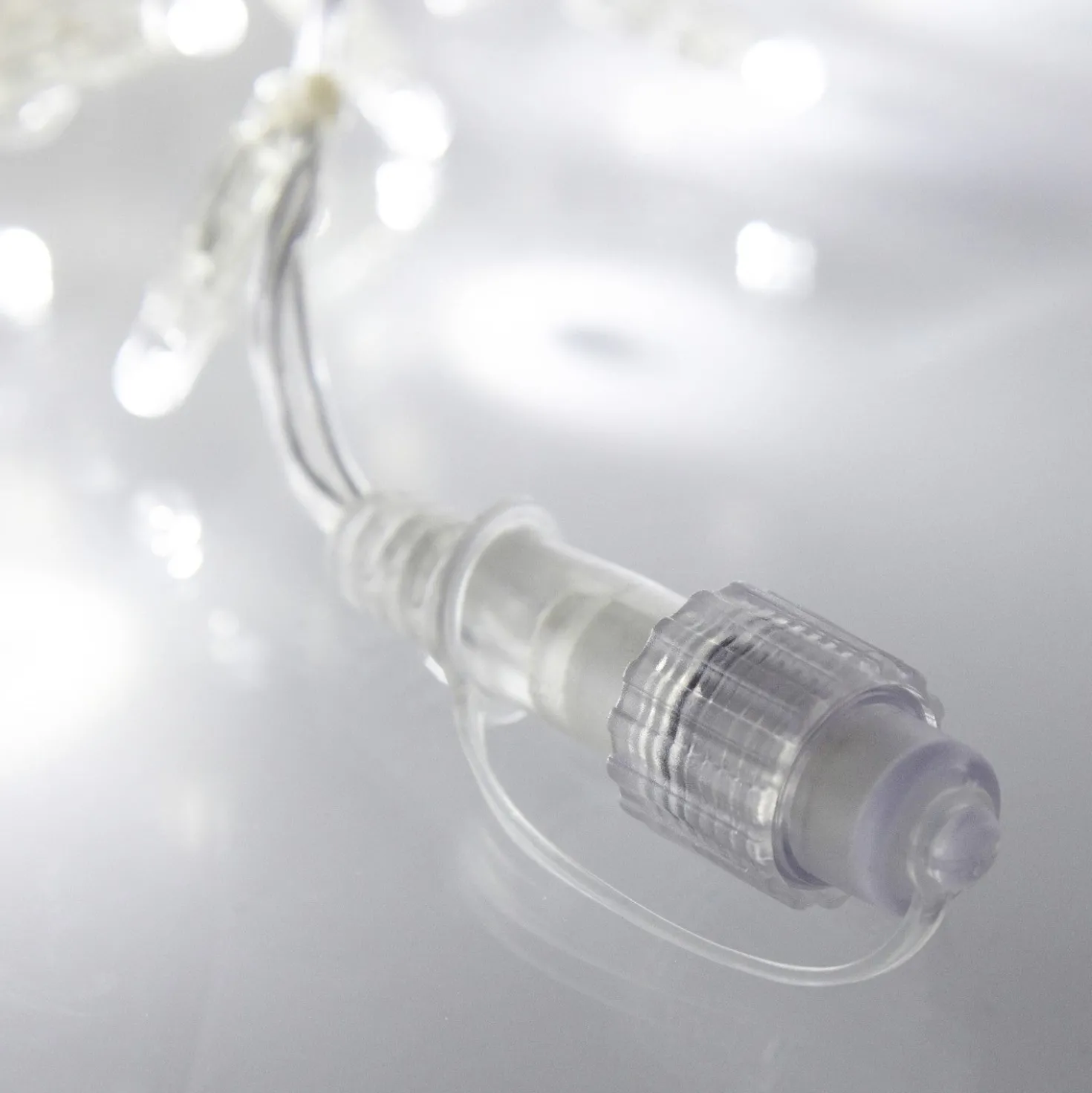 Core Connect 2m x 2m 140er LED Lichternetz weiß koppelbar transparentes Kabel
