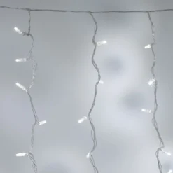 Core Connect 6m x 2m 576er LED Lichtervorhang weiß koppelbar transparentes Kabel