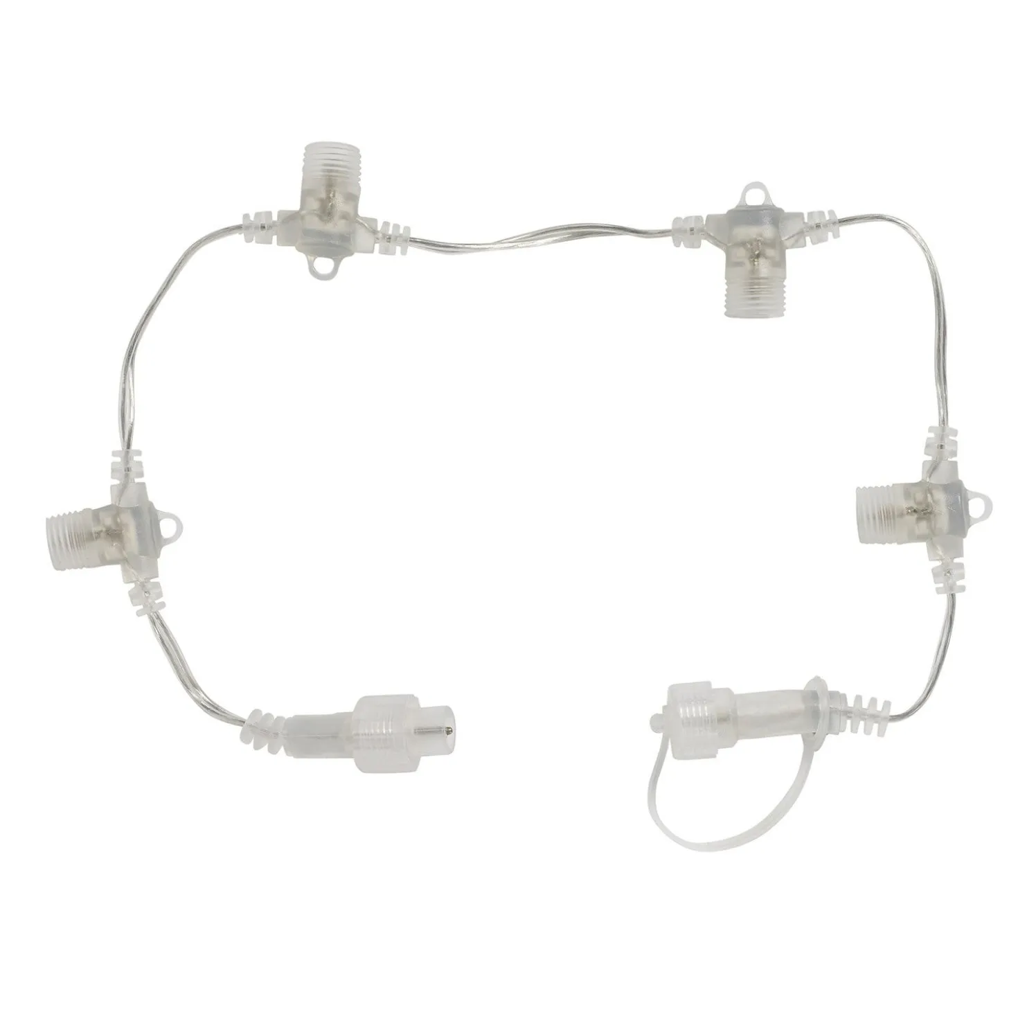 Core Connect Verbindungskabel mit 4 Anschlüssen Transparent