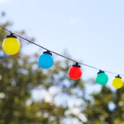 30er Festival Party Lichterkette bunt