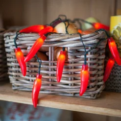 20er LED Chili Lichterkette Batterie