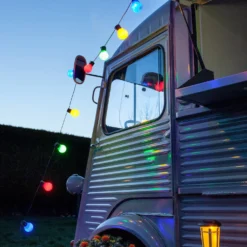 30er LED Fiesta Party Lichterkette bunt