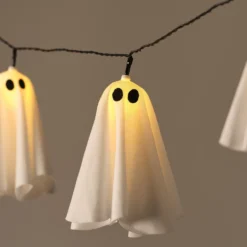 10er LED-Geister-Lichterkette mit Timer für den Außenbereich