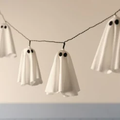 10er LED-Geister-Lichterkette mit Timer für den Außenbereich