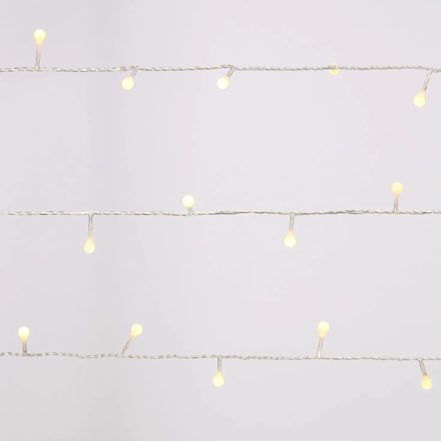 40er LED Kugel Lichterkette warmweiß