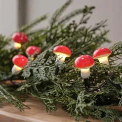 20er LED Lichterkette Fliegenpilze