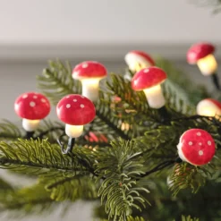 20er LED Lichterkette Fliegenpilze
