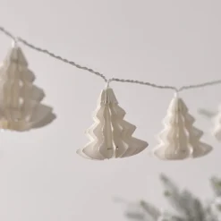 10er LED Lichterkette Papierbäume