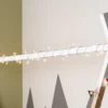 50er LED Lichterkette warmweiß transparentes Kabel