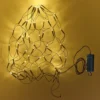 60er LED Lichternetz für Buchsbäume warmweiß