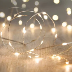 200er LED Micro Lichterkette warmweiß