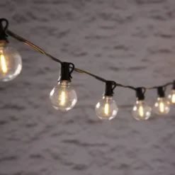 20er LED Solar Girlandenlichter mit Mini-Stäben
