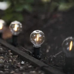 20er LED Solar Girlandenlichter mit Mini-Stäben