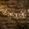 200er LED Solar Lichterkette Starburst USB wiederaufladbar