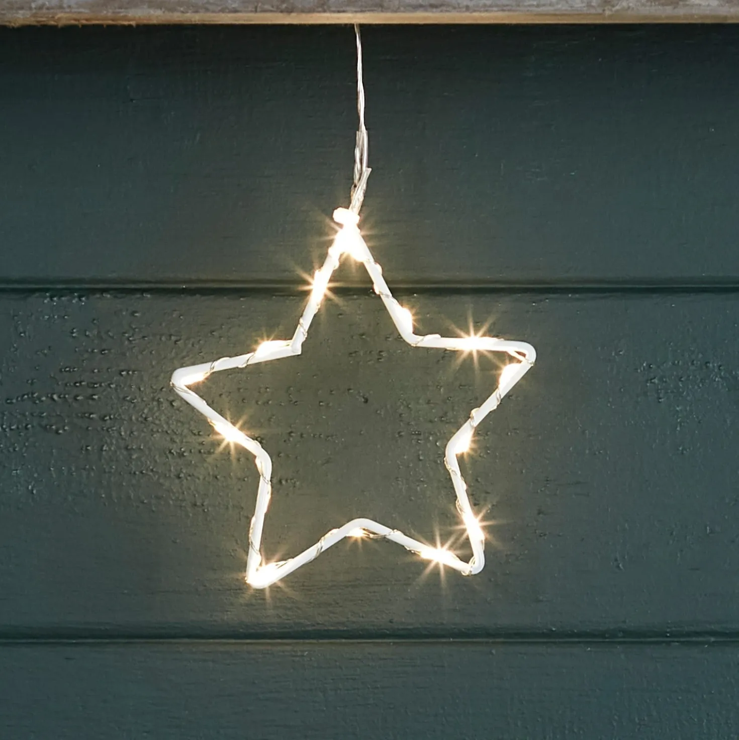 90er LED Sternen Girlande