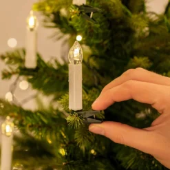 50er LED Weihnachtsbaumkerzen Lichterkette