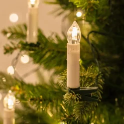 50er LED Weihnachtsbaumkerzen Lichterkette