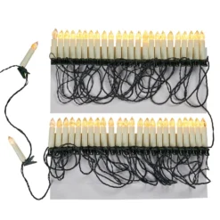50er LED Weihnachtsbaumkerzen Lichterkette