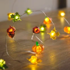 30er Lichterkette Herbstfarben