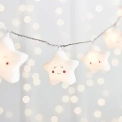 20er Lichterkette Sterne für Kinderzimmer