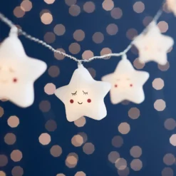 20er Lichterkette Sterne für Kinderzimmer
