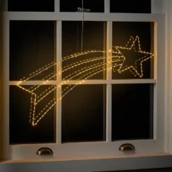 184er Micro LED Sternschnuppe Fensterdeko
