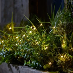 100er Micro Lichterkette außen warmweiß
