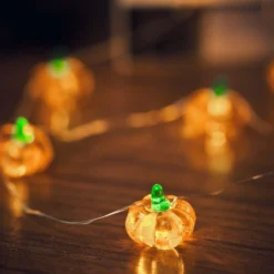20er Micro Lichterkette Kürbisse