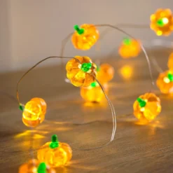 20er Micro Lichterkette Kürbisse