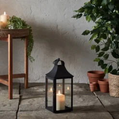 4er Set Albury Gartenlaternen mit TruGlow® Outdoor Kerzen