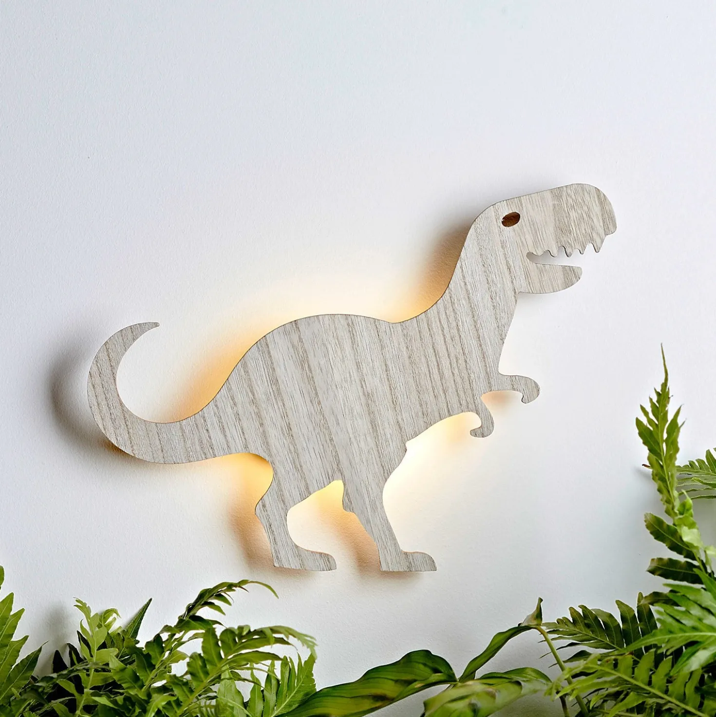 2er Set Dinosaurier Wandlampen Kinderzimmer