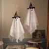 2er Set LED Halloween Hängedeko Geisterhunde mit Timer