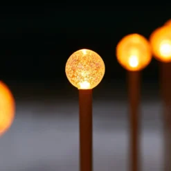 8er Set LED Stableuchten Bubble Ball