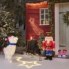 2er Set LED-Stableuchten Weihnachtsstiefel