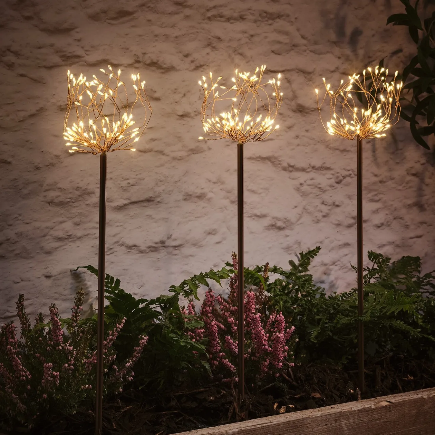 3er Set Micro LED Stableuchten