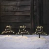 3er Set Mini LED Rentier Stableuchten