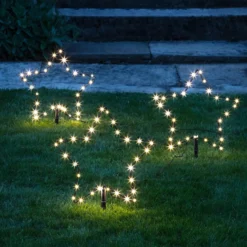 3er Set Osby Stern Stableuchten Weihnachtsdeko Außen