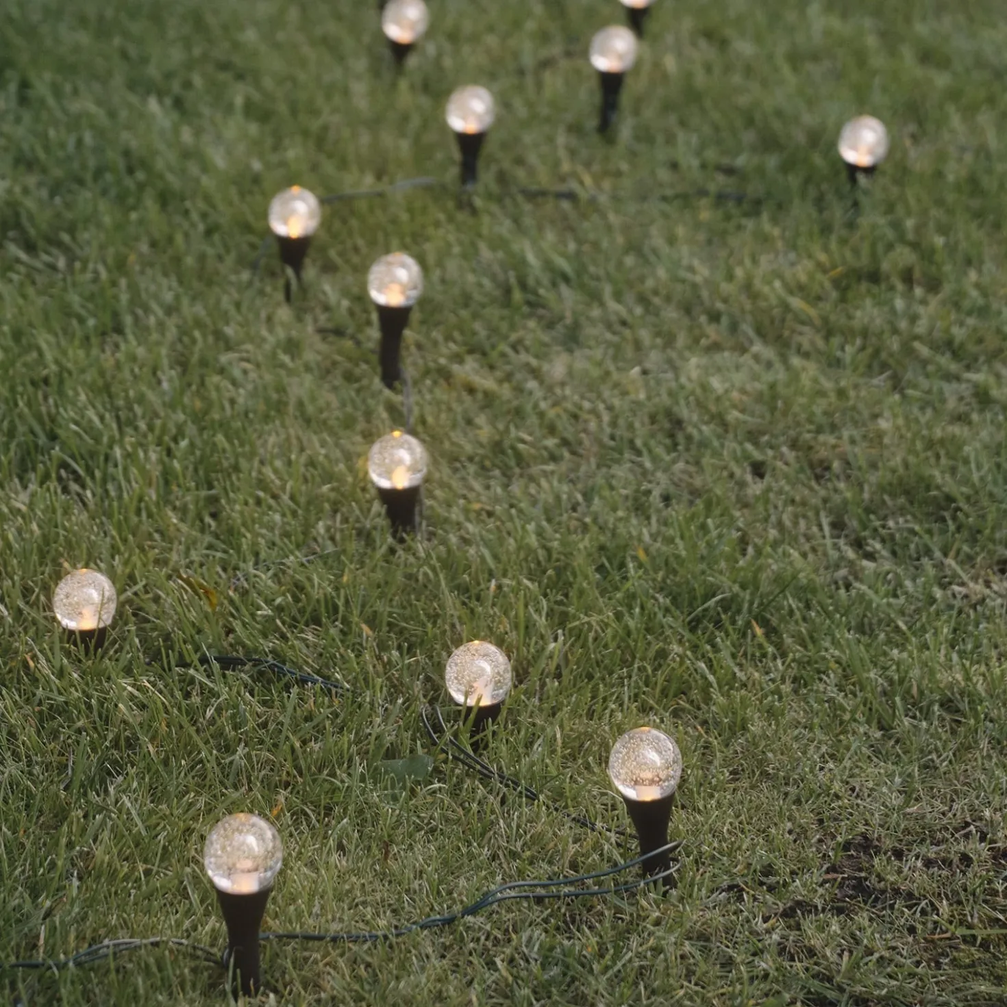 20er Set "Pacific" Solar-Gartenstecker mit Mini-Kugeln